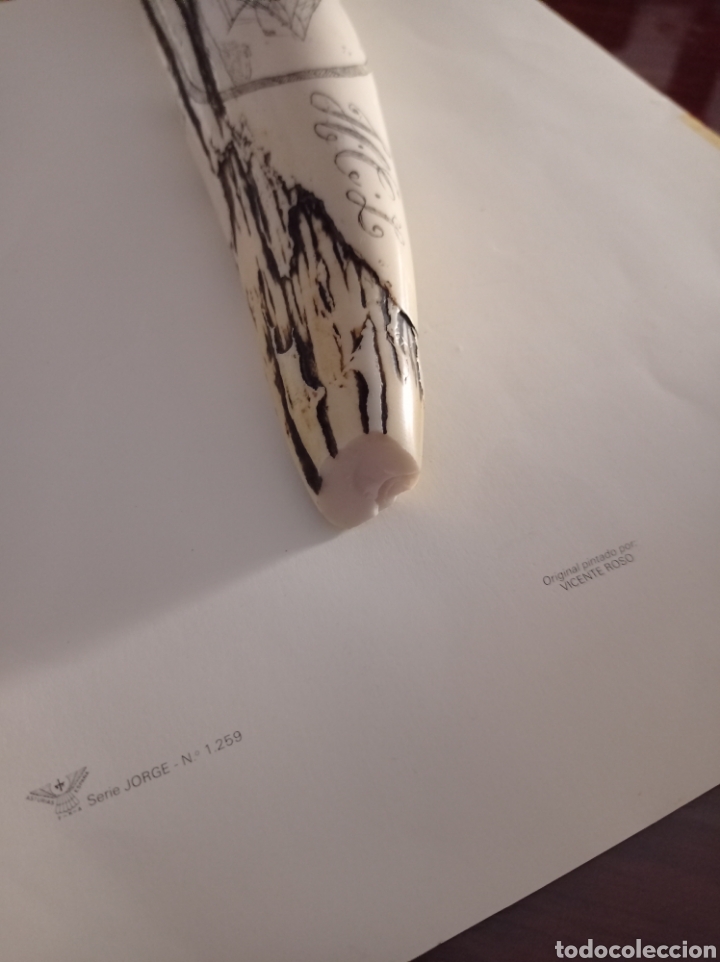 Arte: Colmillo de morsa grabado - Foto 7