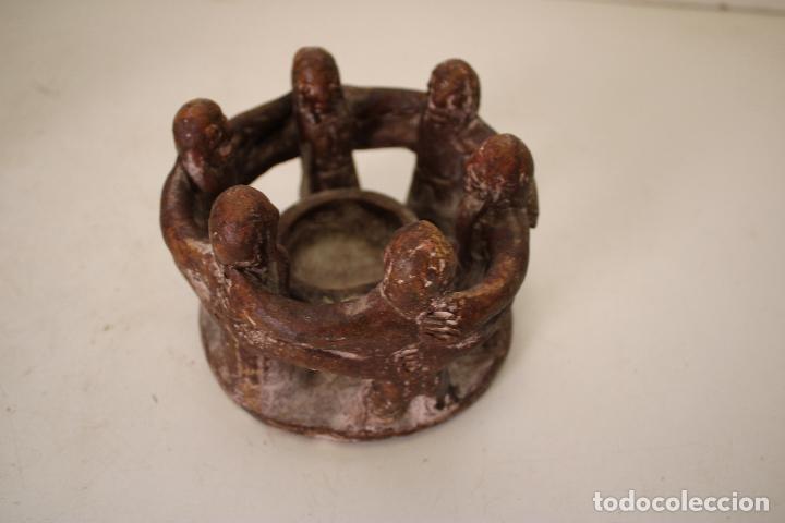 Arte: circulo de amigo en terracota - Foto 2
