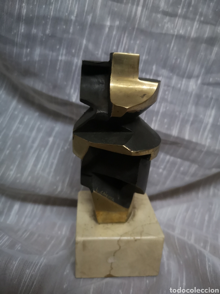 Arte: Escultura de bronce abstracta - Foto 1