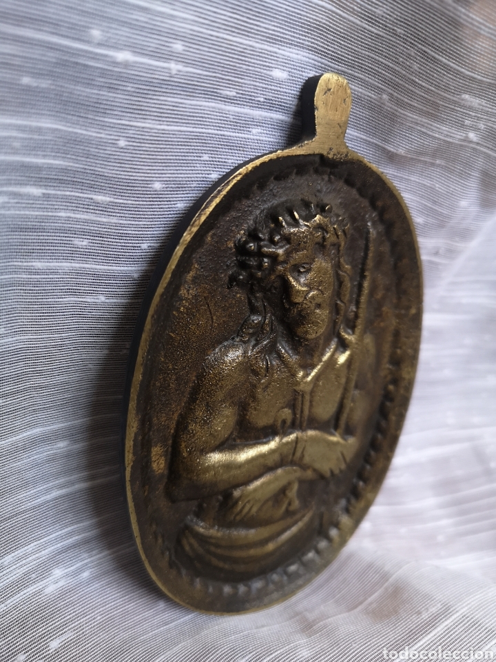 Arte: Medalla de bronce Ecce Homo - Foto 2