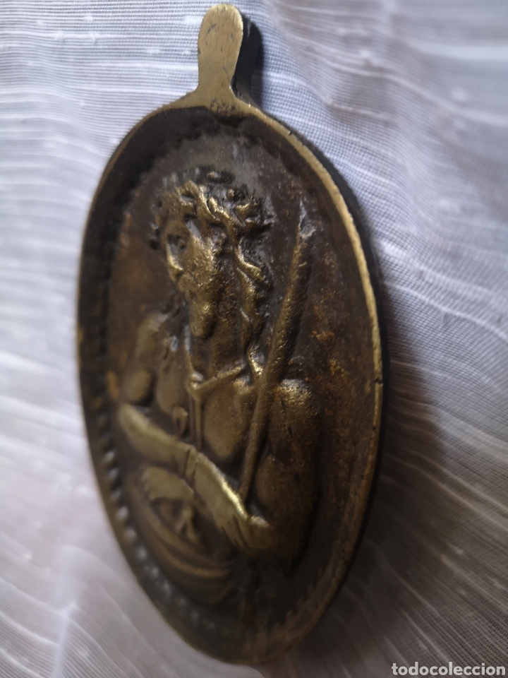 Arte: Medalla de bronce Ecce Homo - Foto 3