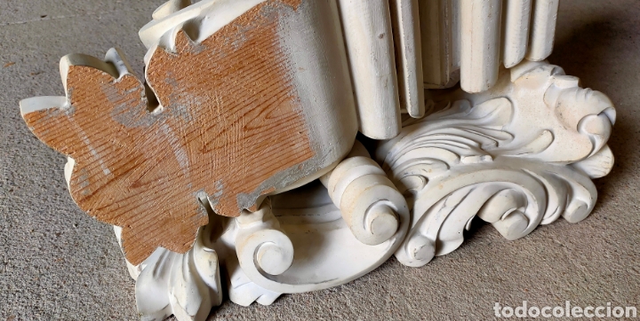 Arte: 2 Repisas o m&eacute;nsulas de madera - Foto 3