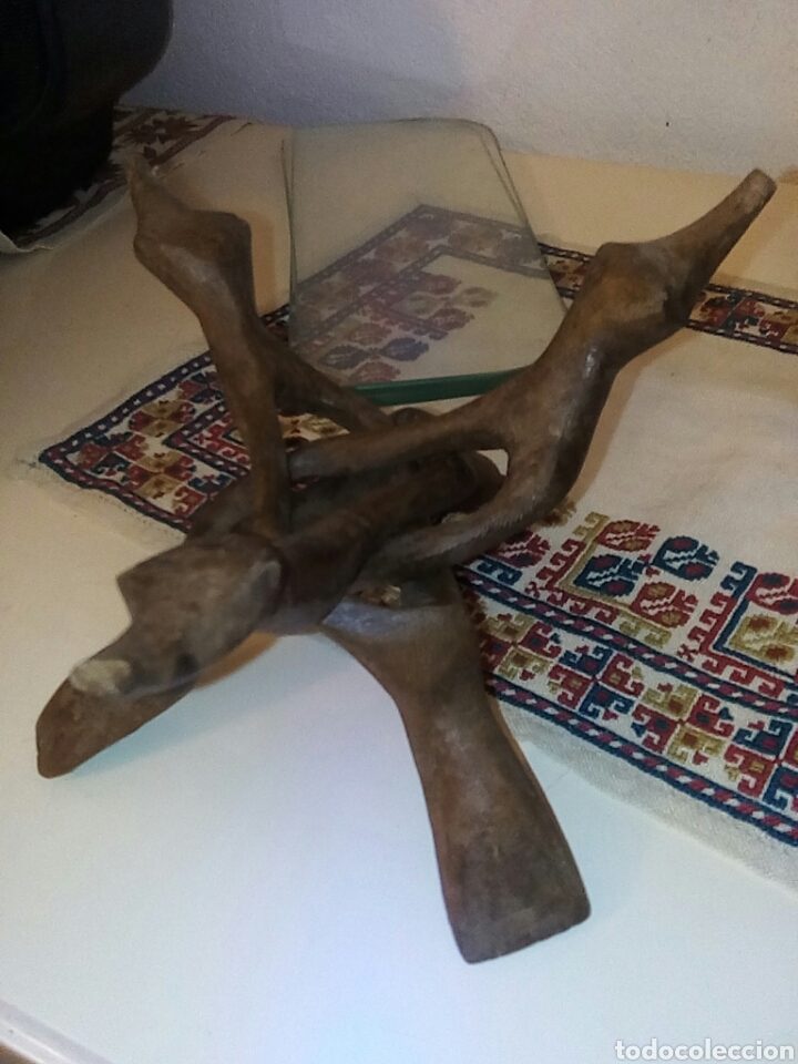 Arte: Tr&iacute;pode madera de una pieza - Foto 4