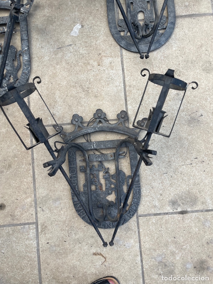 Arte: Curioso aplique de drag&oacute;n en hierro - Foto 7