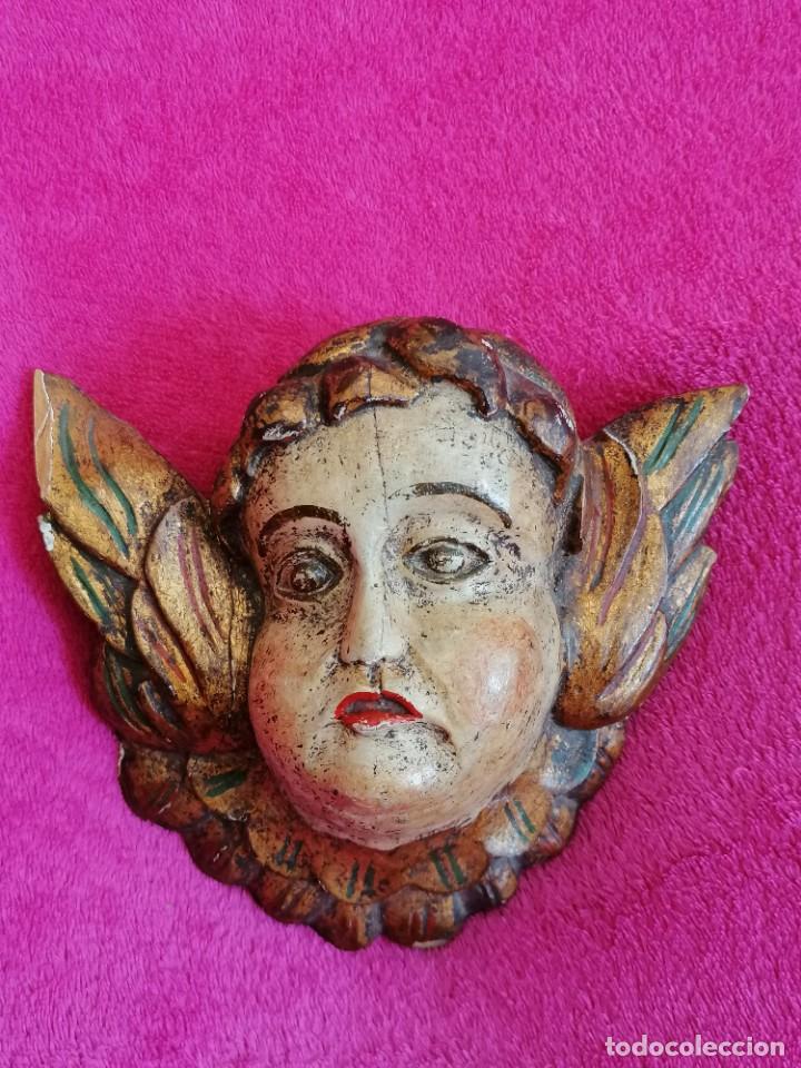 Arte: PAREJA DE CABEZAS DE ANGELOTES - Foto 11