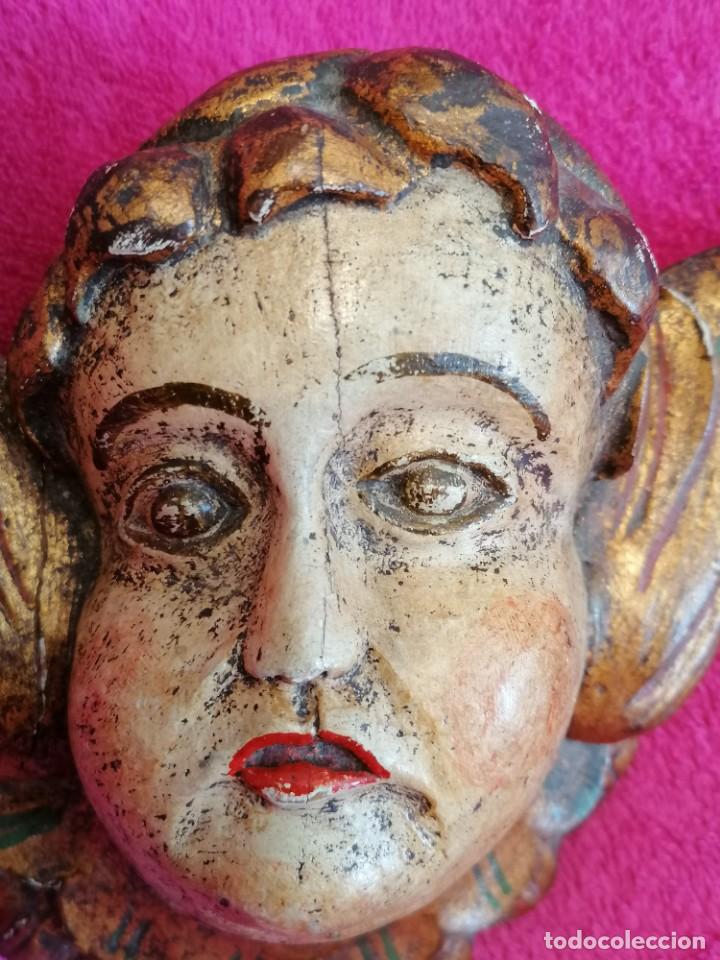 Arte: PAREJA DE CABEZAS DE ANGELOTES - Foto 15