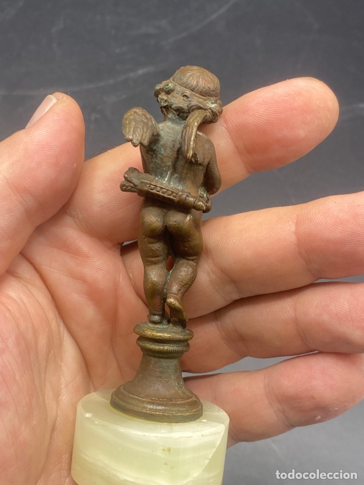 Arte: Pareja de amorcillos en bronce - Foto 4