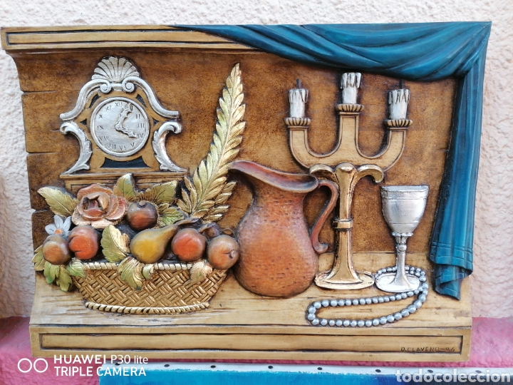 Arte: Bodegon tallado madera lenga - Foto 1
