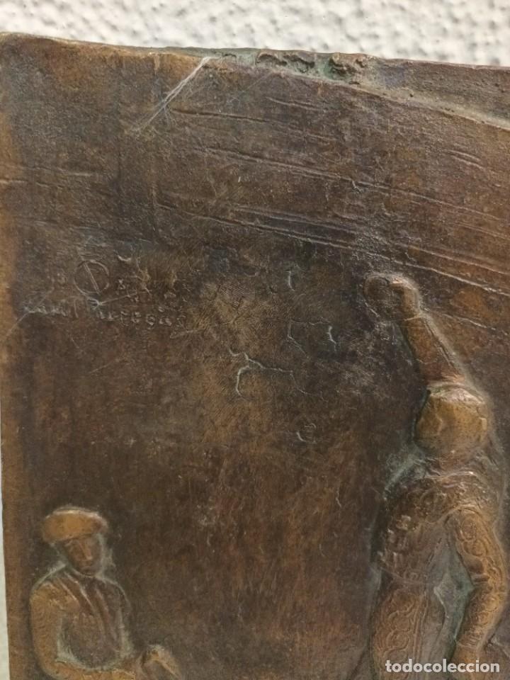 Arte: Plancha de bronce de Camil F&aacute;bregas - Foto 2