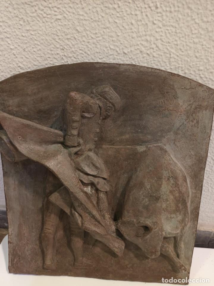 Arte: Plancha de bronce de Camil F&aacute;bregas - Foto 1