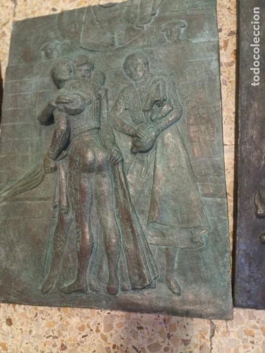 Arte: Plancha de bronce de Camil F&aacute;bregas - Foto 1