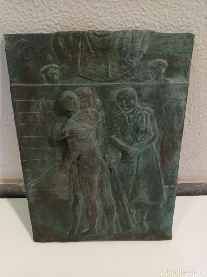 Arte: Plancha de bronce de Camil F&aacute;bregas - Foto 2