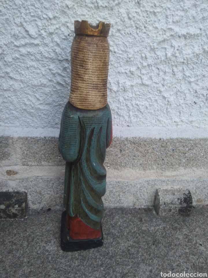 Arte: Virgen policromada - Foto 2