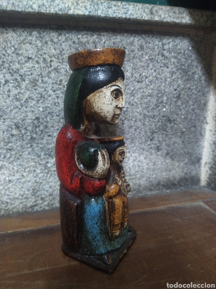 Arte: Virgen policromada Montserrat la moreneta - Foto 3