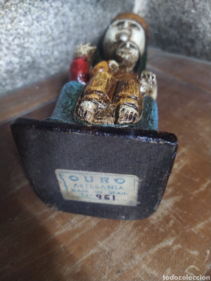 Arte: Virgen policromada Montserrat la moreneta - Foto 5