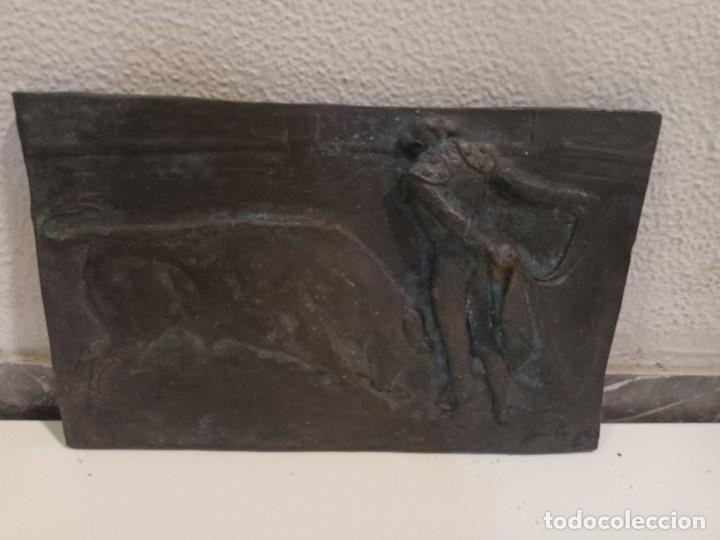 Arte: Plancha de bronce de Camil F&aacute;bregas - Foto 1