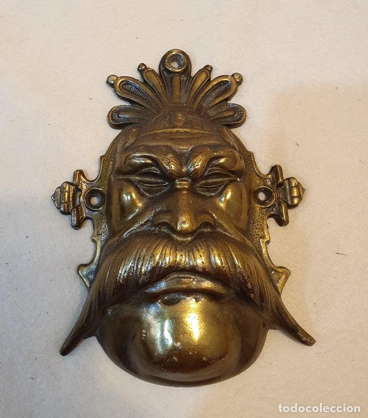 Arte: MASCARA DE ASTERIX EN BRONCE - Foto 1