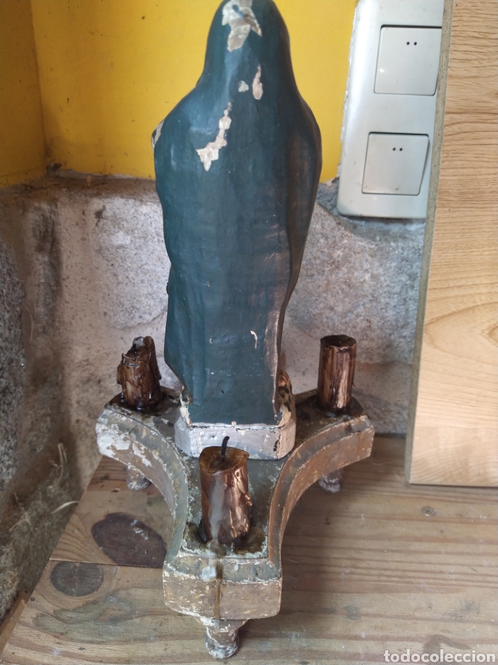 Arte: Virgen Madera policromada - Foto 3