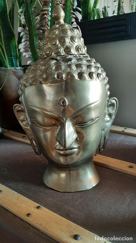 Arte: Cabeza Buda bronce 38x26 - Foto 1