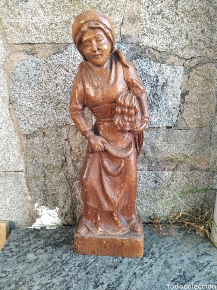 Arte: Figura Madera campesina - Foto 1