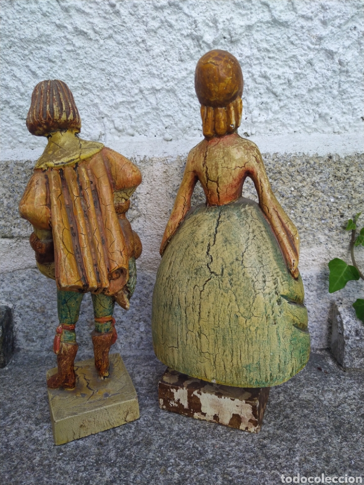 Arte: Figura madera policromada - Foto 2