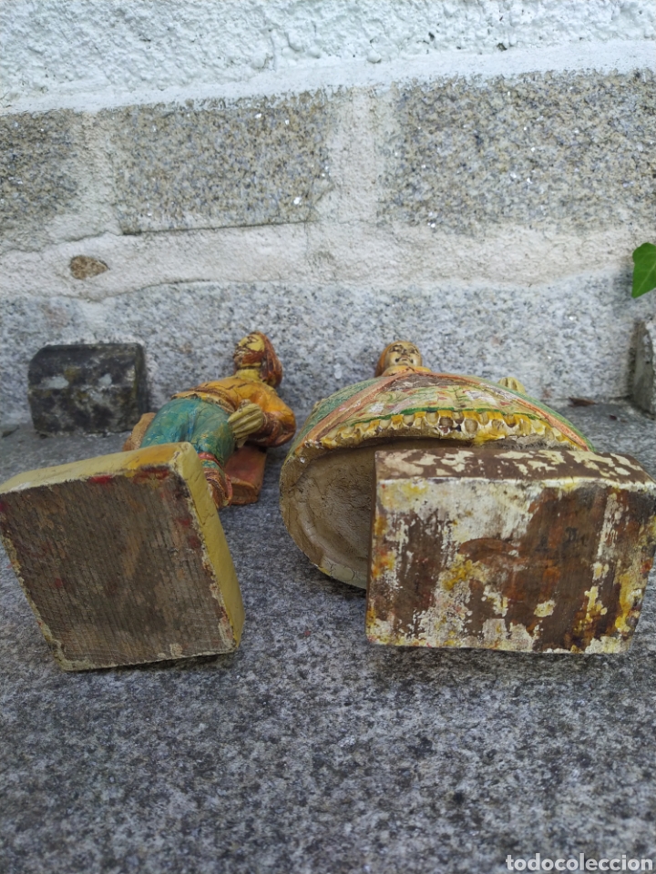 Arte: Figura madera policromada - Foto 3