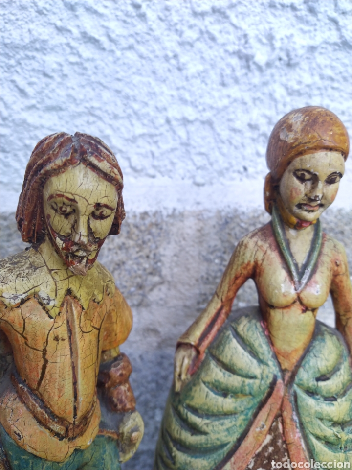 Arte: Figura madera policromada - Foto 4