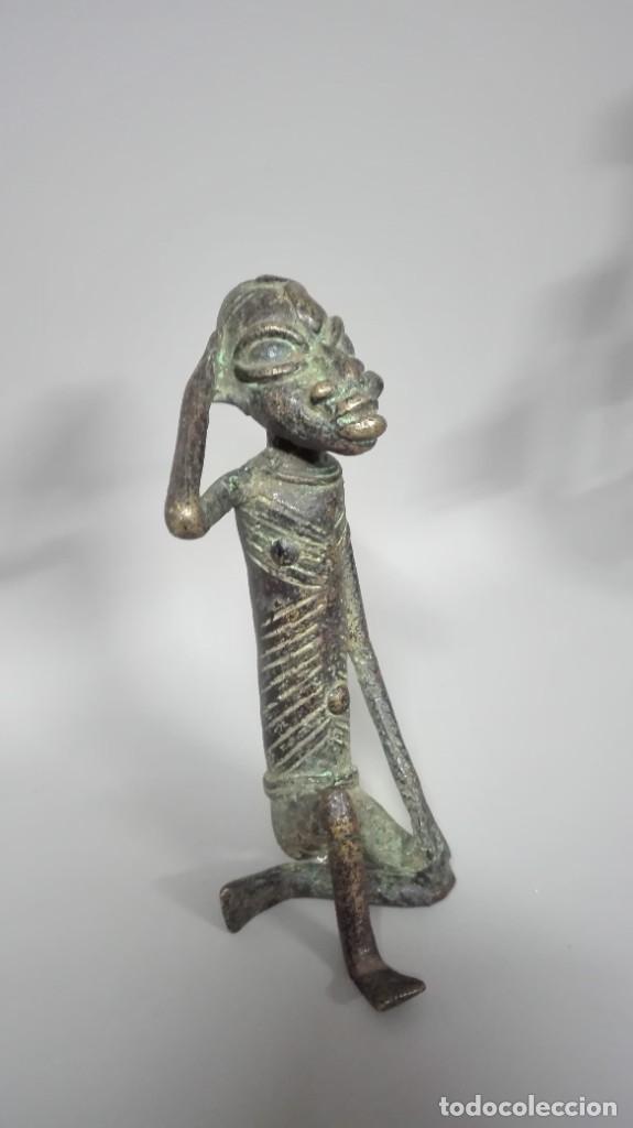 Arte: Figura bronce africano - Foto 3