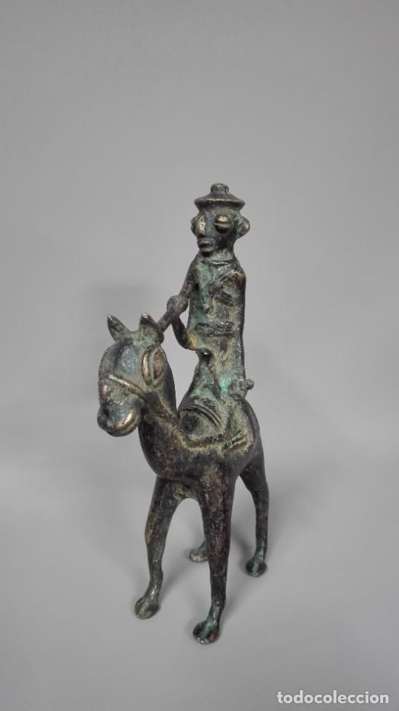 Arte: Jinete bronce africano - Foto 2