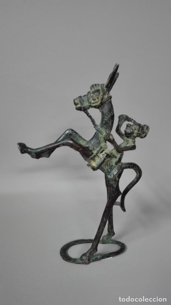 Arte: Jinete africano bronce - Foto 4