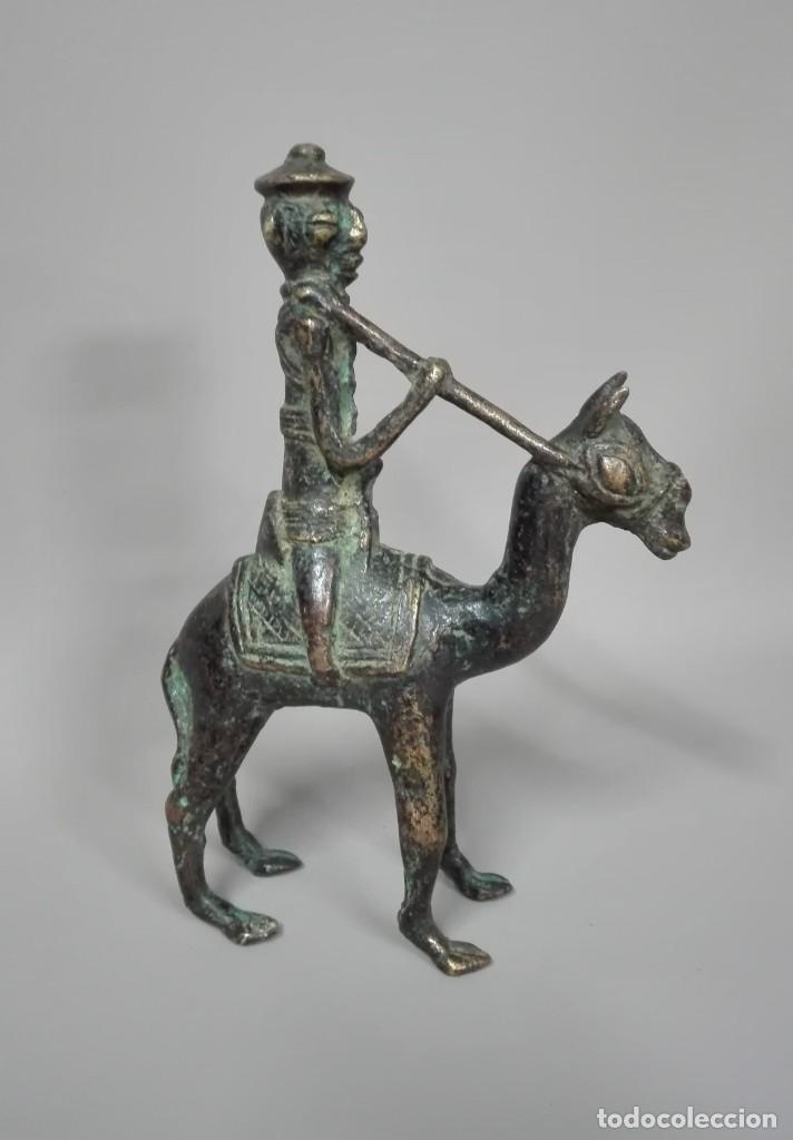 Arte: Jinete bronce africano - Foto 1