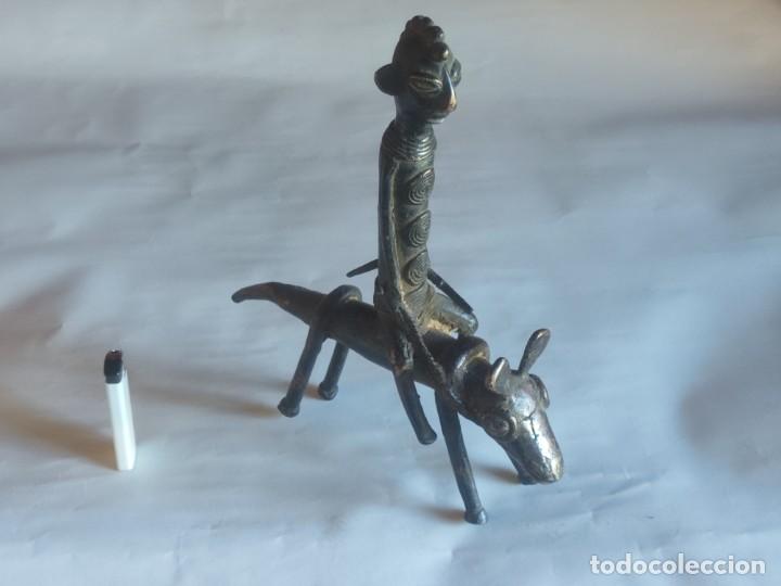 Arte: Jinete bronce africano - Foto 4