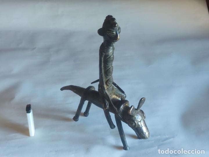 Arte: Jinete bronce africano - Foto 5