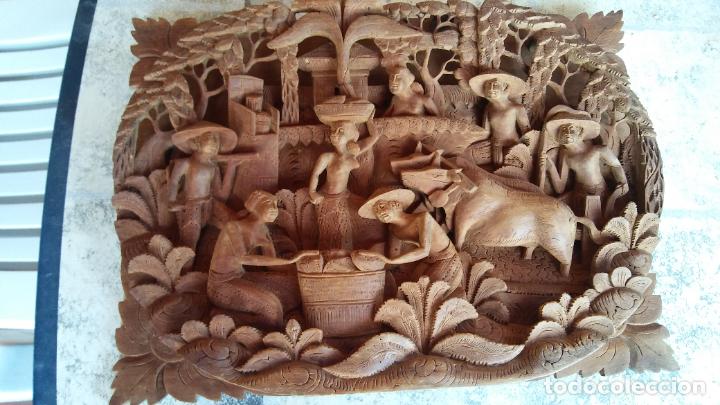 Arte: Talla madera oriental - Foto 2