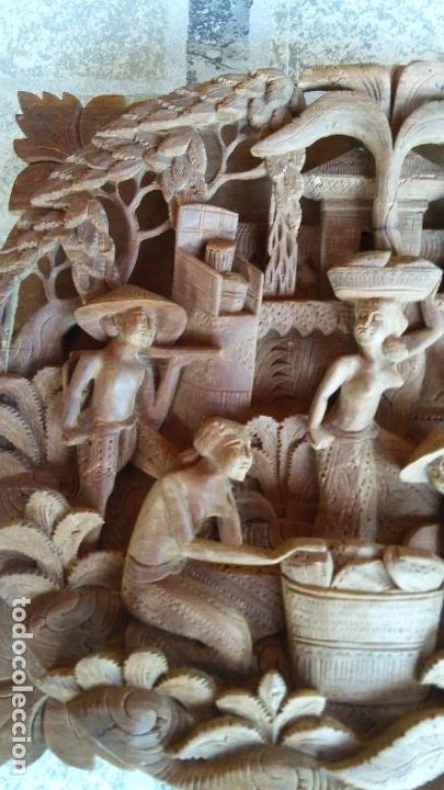 Arte: Talla madera oriental - Foto 5