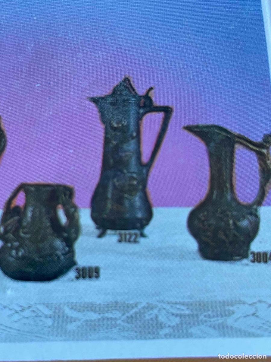 Arte: Jarra de bronce con asa y tapa. - Foto 9