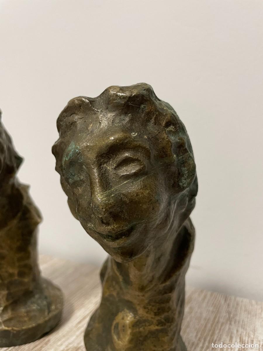Arte: BUSTOS - ESCULTURAS CABEZAS BRONCE - Foto 5