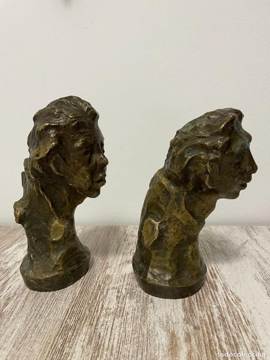 Arte: BUSTOS - ESCULTURAS CABEZAS BRONCE - Foto 6