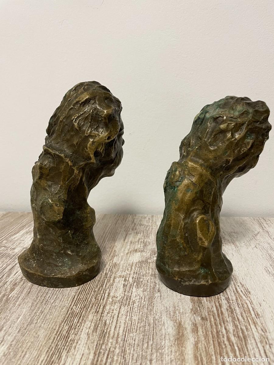 Arte: BUSTOS - ESCULTURAS CABEZAS BRONCE - Foto 7