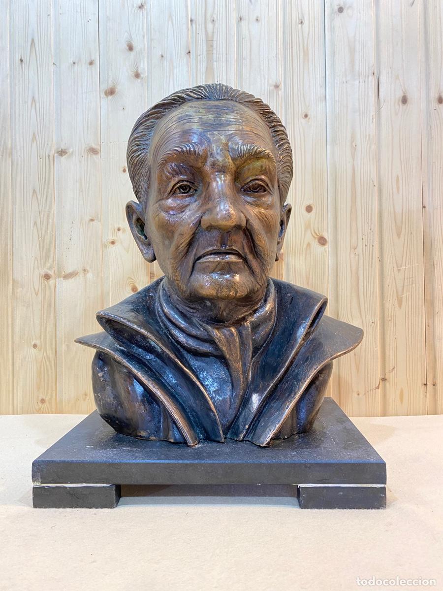 Arte: BUSTO DE BRONCE TAMA&Ntilde;O REAL - Foto 1