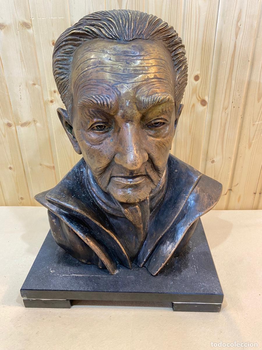 Arte: BUSTO DE BRONCE TAMA&Ntilde;O REAL - Foto 3