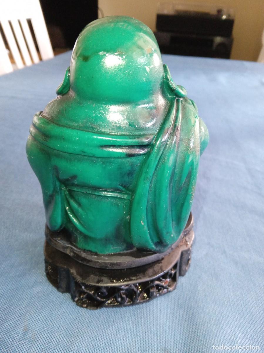 Arte: Antiguo Budhha verde - Foto 3
