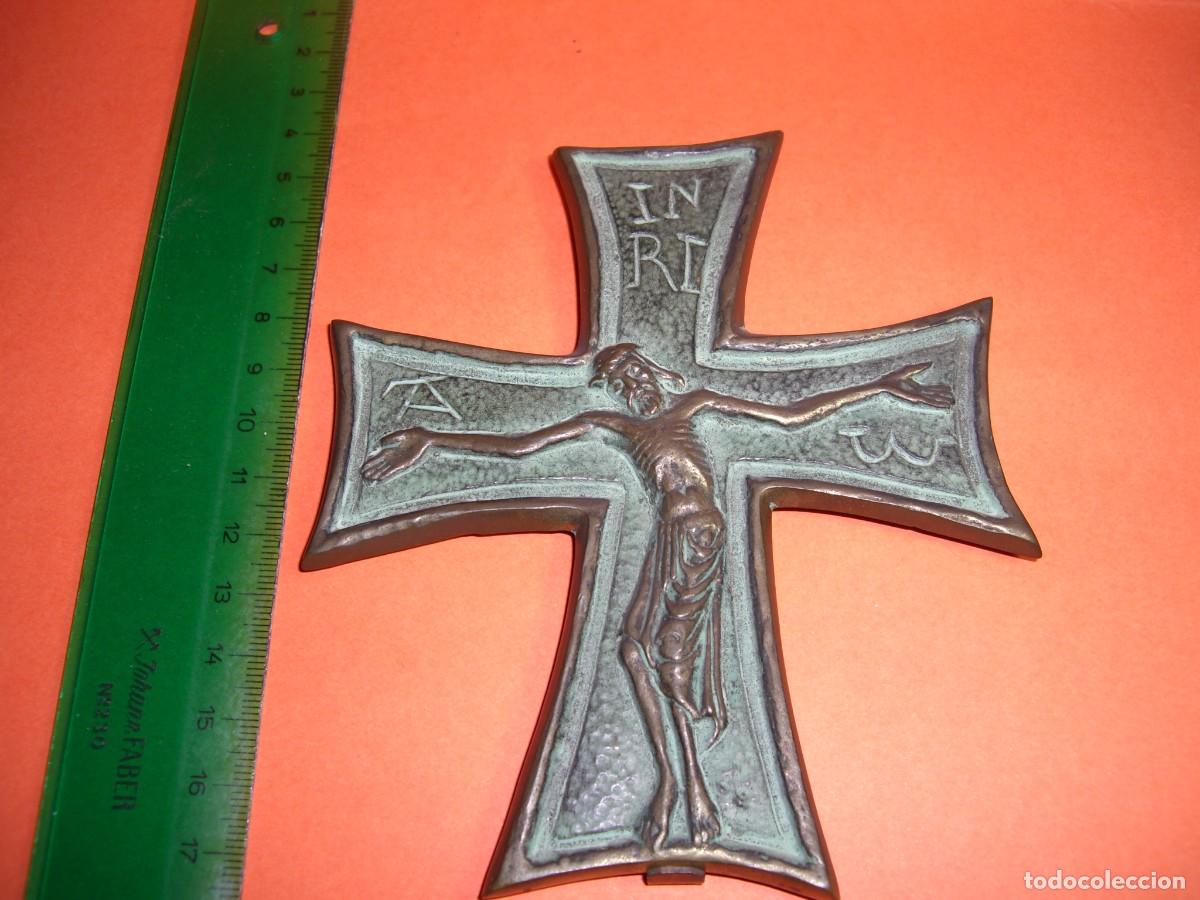 Arte: CRUZ EN BRONCE , MAX LE VERRIER. - Foto 7