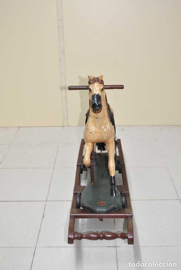 Arte: CABALLO BALANCIN DE MADERA - Foto 5
