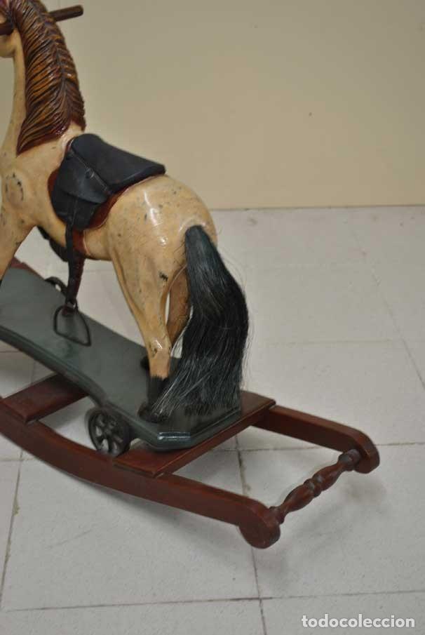Arte: CABALLO BALANCIN DE MADERA - Foto 8