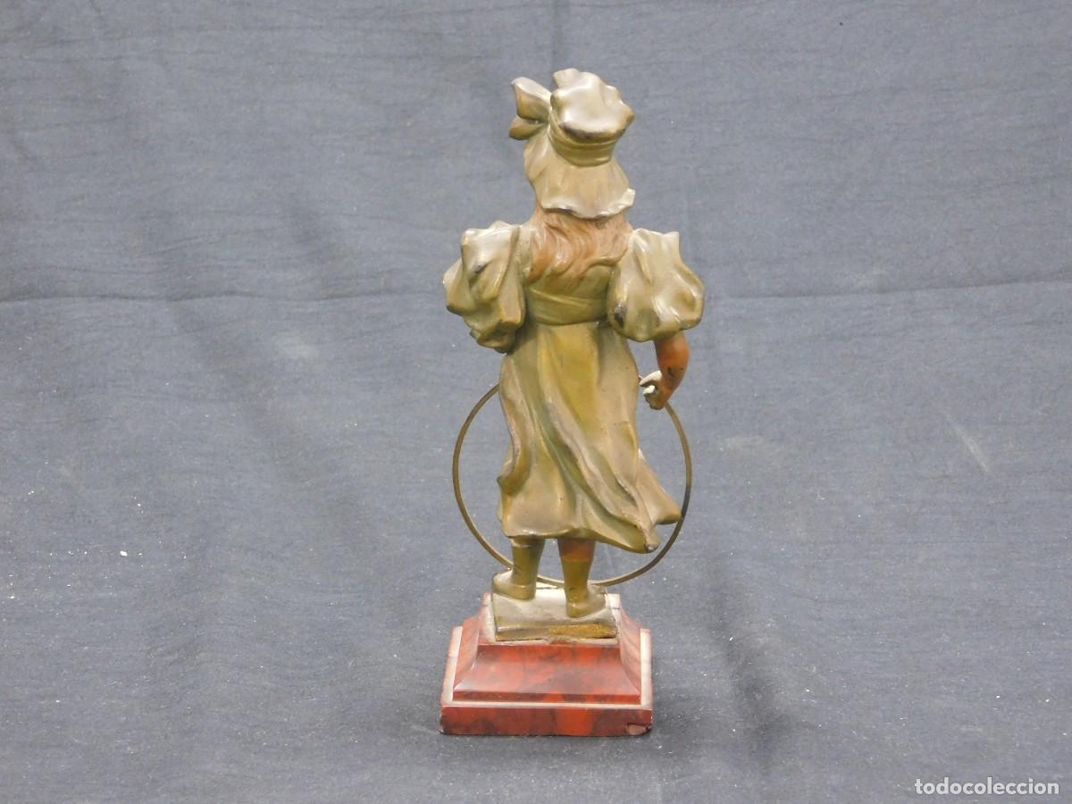 Arte: Ni&ntilde;a en bronce - Alphonse Henri Nelson - Foto 4