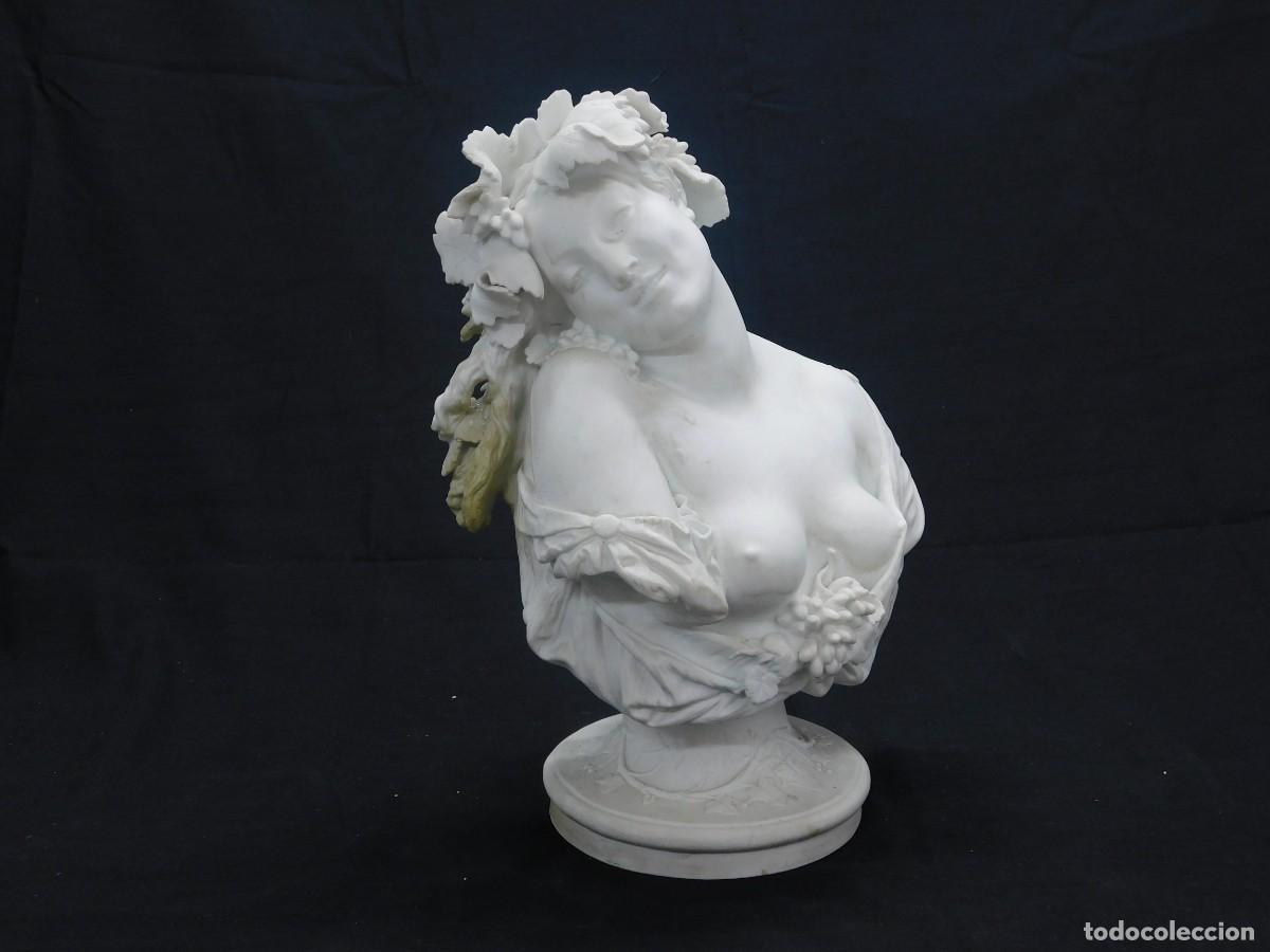 Arte: Busto mujer Porcelana Biscuit - Foto 1