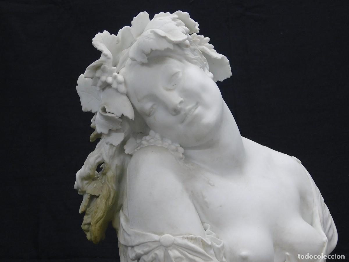 Arte: Busto mujer Porcelana Biscuit - Foto 2