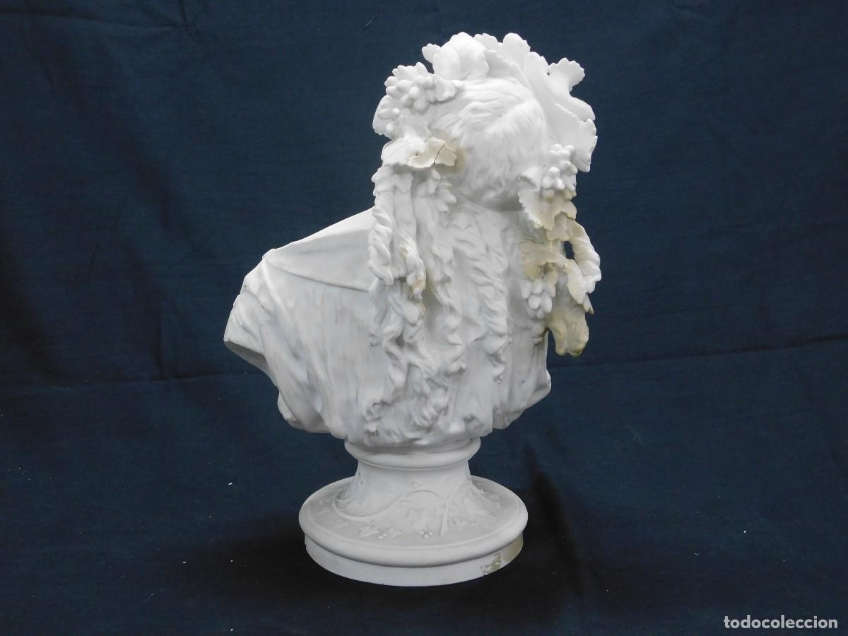 Arte: Busto mujer Porcelana Biscuit - Foto 4