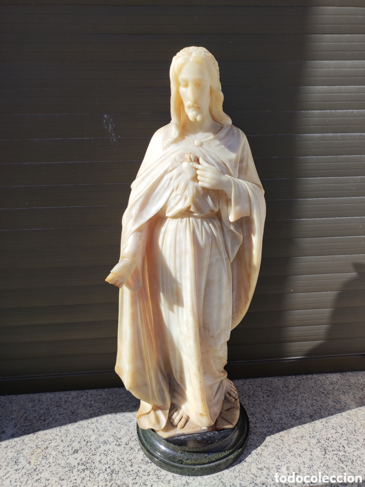Arte: Coraz&oacute;n de Jes&uacute;s alabastro - Foto 1